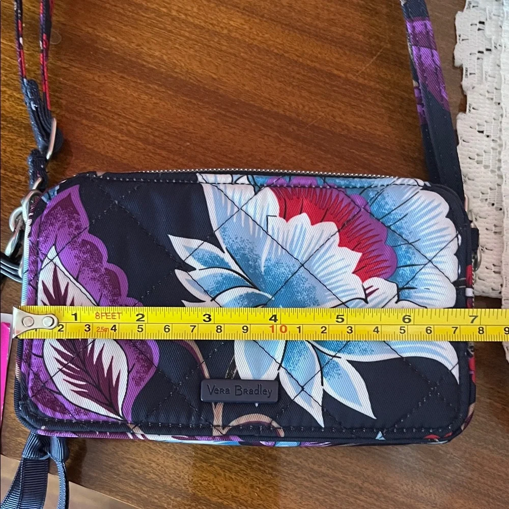 Elegant Floral Vera Bradley 3 way Bag - Picture 16 of 16